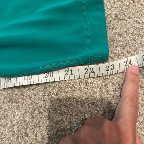 Teal lululemon leggings size 2 - Picture 2 of 4